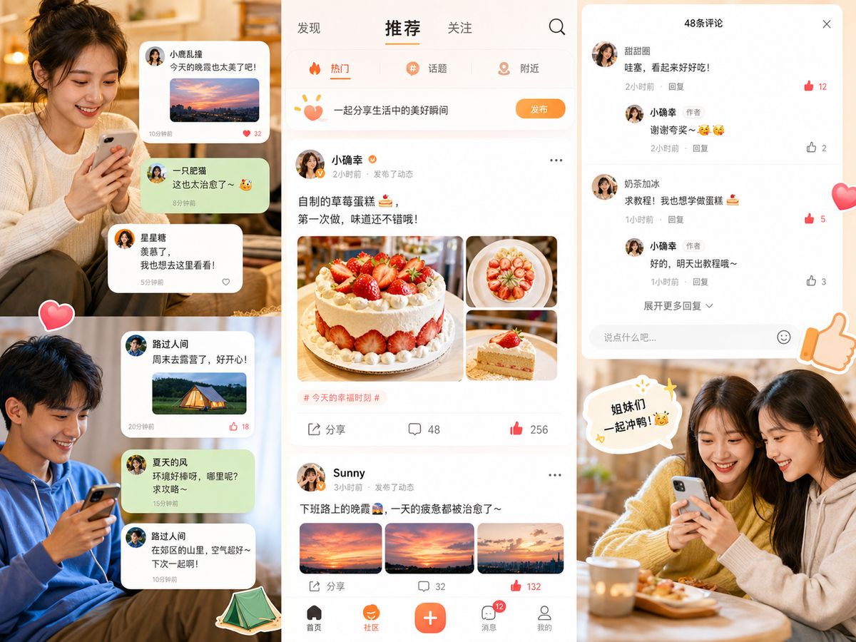 女神视频传媒社区互动